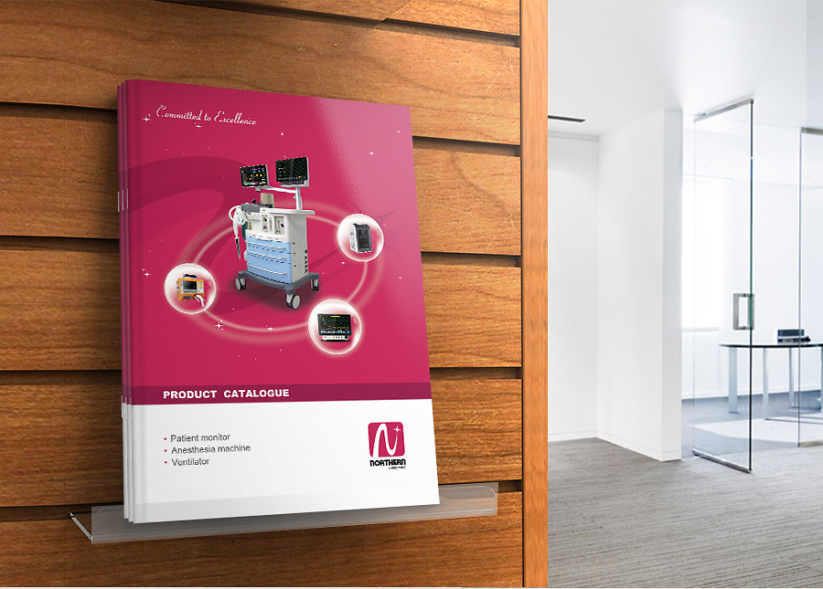 監護儀外銷畫冊設計 醫療設備品牌視覺傳達的藝術